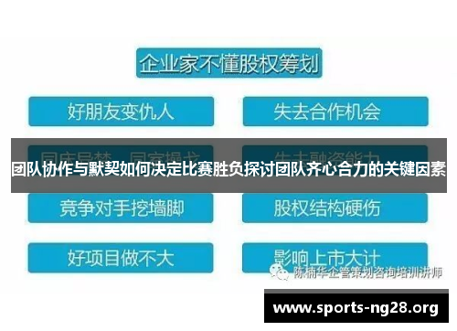 团队协作与默契如何决定比赛胜负探讨团队齐心合力的关键因素